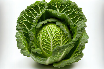 Fototapeta premium Fresh One natural Savoy Cabbage