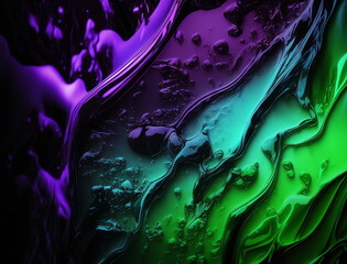 AI abstract liquid glass background