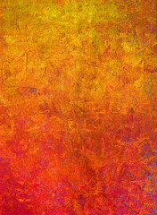gradient red into. yellow on a fluorescent colored stone, weathered, textured background