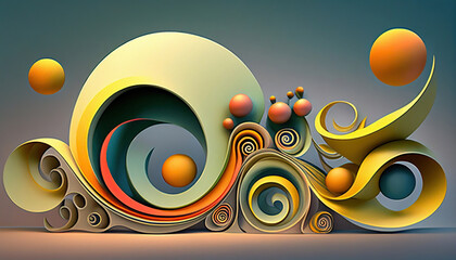 surreal curves and shapes