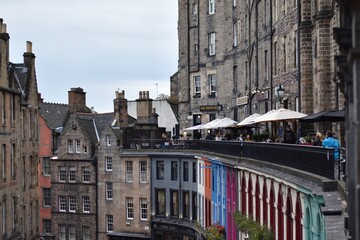Buildings and landmarks in Edinburgh city centre. 
