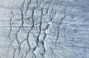 Glacier texture, Tupermit Glacier in Akshayuk Pass.