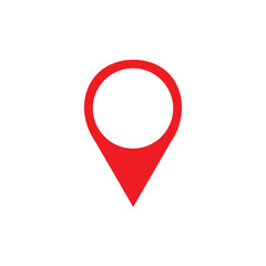 Location symbol  Pin icon vector