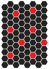 seamless hexagon pattern