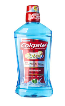 Colgate  Mouthwash isolated
