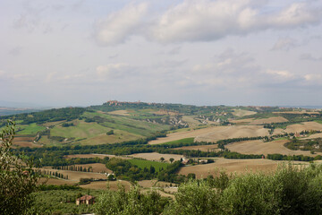 Fototapeta na wymiar Beautiful landscape in Tuscany, Italy.