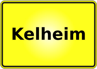 Ortseingangsschild Deutschland Stadt Kelheim