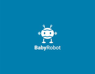 Baby Robot Logo Design