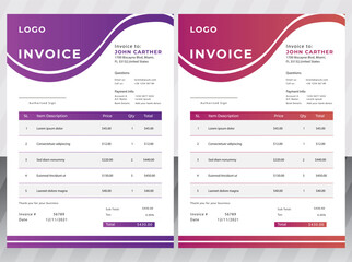 Invoice Design Template