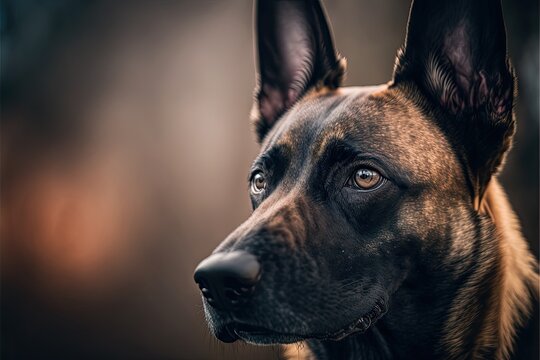 Belgian malinois Portrait