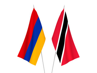 Armenia and Republic of Trinidad and Tobago flags