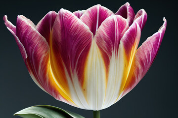 Tulip Flowers, Illustration, Generative AI