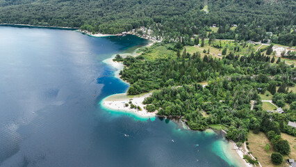 Obraz premium view of lake
