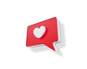 Bubble love chat element