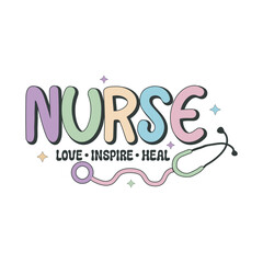 Nurse Sublimation Design