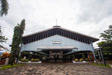 Ambarawa Railway Station which functioned as the Railway Museum. One of the popular tourist destinations in Ambarawa, Semarang.