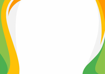 blank white template background with flat design suitable for certificate background