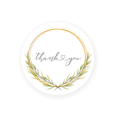 Vector Calligraphy Thank You Hand Lettering