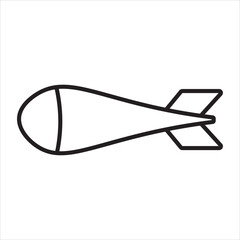 Fototapeta na wymiar rocket icon vector, illustration, symbol
