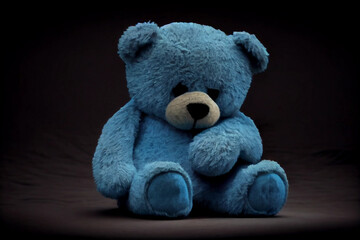 Blue Teddy Bear: Coping with Sadness and Mental Health Challenges