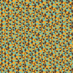  Hexagonal Maze pattern abstract illustration