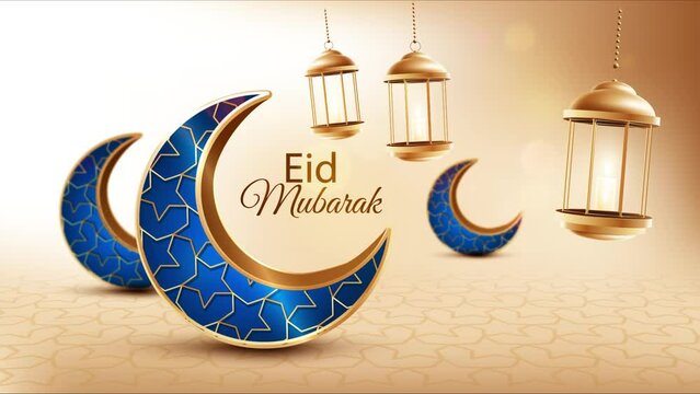 Eid-mubarak greetings background 4k 