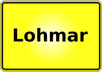 Stadteingangsschild Deutschland Stadt Lohmar