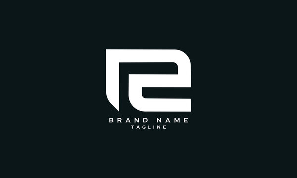PEC, PE, EP, Abstract initial monogram letter alphabet logo design