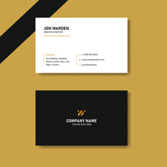 Naklejka na ściany i meble Corporate Business Card. Minimal business card print template design