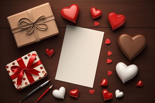 Valentinstag Gru&szlig;karte