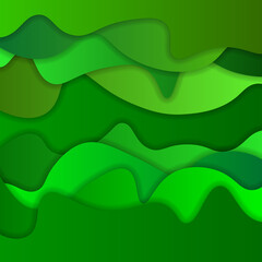 Green background in wave vector