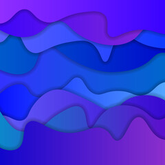 Blue background in wave vector