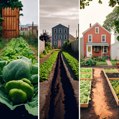 greenhouse with vegetables