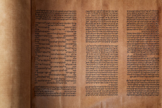 Ancient Torah hand writing