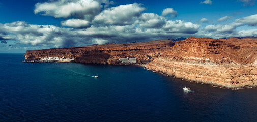 view of the sea from the sea