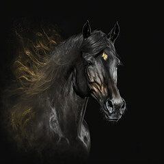 Obraz na płótnie Canvas horse, animal, farm, brown, black, head, stallion, white, equestrian, nature, portrait, isolated, equine, vector, horses, pony, mane, mare, mammal, pet, beautiful