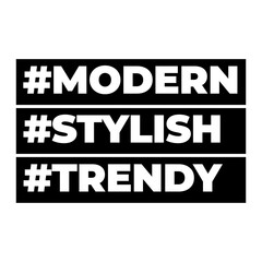 Fototapeta premium Modern typography for t-shirt graphics, fashion print and other uses Design element for banner, poster, greeting card. Canvas