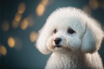 Obraz premium Bichon frise portrait