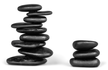Stack of sea stone, Zen Nature's Balance concept