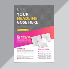 Brochure design, vector template design. Brochure design, cover, annual report, poster, flyer A4 size