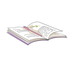 notebook and pencil 