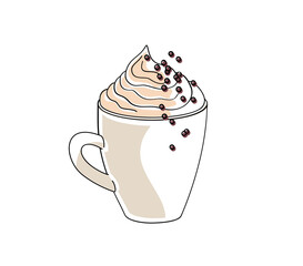 cup of coffee with cream