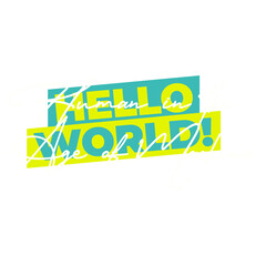 Modern typography for t-shirt graphics, fashion print and other uses Design element for banner, poster, greeting card. Canvas