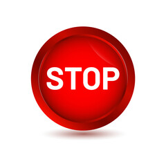 stop glossy button