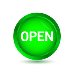 open glossy button
