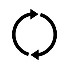 recycle vector icon, recycling symbol