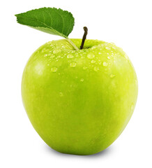 Granny Smith sour apple isolated