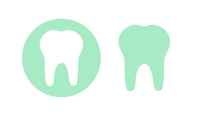 Tooth icon. Vector illustration