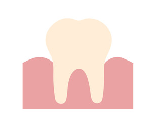 Healthy Tooth . Vector illustration.
