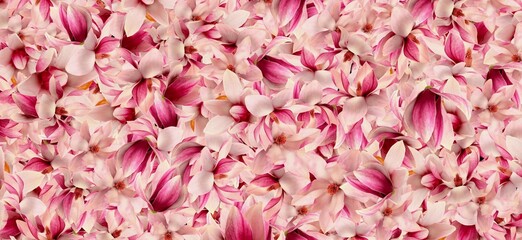 pink flowers abstract background 